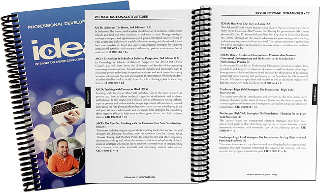 AETN Education Division Professional Development Course Catalog